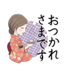 秋のおかみさんスタンプ（個別スタンプ：2）