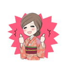 秋のおかみさんスタンプ（個別スタンプ：9）