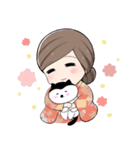 秋のおかみさんスタンプ（個別スタンプ：10）