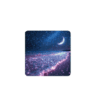 三日月と宝石の海 / Crescent ＆ Jewel Sea（個別スタンプ：1）