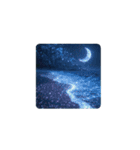 三日月と宝石の海 / Crescent ＆ Jewel Sea（個別スタンプ：3）