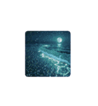 三日月と宝石の海 / Crescent ＆ Jewel Sea（個別スタンプ：7）