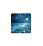 三日月と宝石の海 / Crescent ＆ Jewel Sea（個別スタンプ：9）