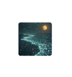 三日月と宝石の海 / Crescent ＆ Jewel Sea（個別スタンプ：10）