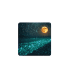 三日月と宝石の海 / Crescent ＆ Jewel Sea（個別スタンプ：16）