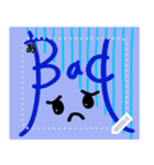 顔文字もじー（個別スタンプ：1）
