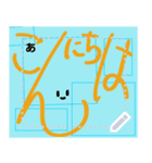 顔文字もじー（個別スタンプ：8）