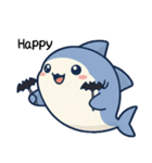 秋のサメ達（個別スタンプ：11）