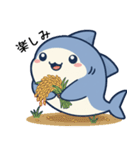 秋のサメ達（個別スタンプ：31）
