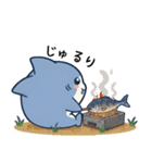 秋のサメ達（個別スタンプ：32）