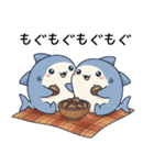 秋のサメ達（個別スタンプ：34）