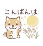 やさしい秋★柴犬しばちゃん（個別スタンプ：3）