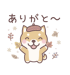 やさしい秋★柴犬しばちゃん（個別スタンプ：12）