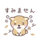 やさしい秋★柴犬しばちゃん（個別スタンプ：20）
