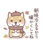 やさしい秋★柴犬しばちゃん（個別スタンプ：28）
