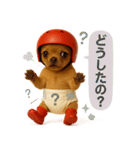 ヘルメットおむつチワワ（個別スタンプ：30）