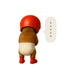 ヘルメットおむつチワワ（個別スタンプ：36）
