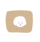 しろくろプードル（個別スタンプ：1）