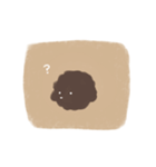 しろくろプードル（個別スタンプ：4）