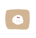 しろくろプードル（個別スタンプ：6）