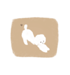 しろくろプードル（個別スタンプ：16）