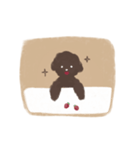 しろくろプードル（個別スタンプ：25）