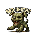 ゾンビ犬Death！！（個別スタンプ：32）