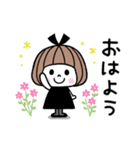 毎年使える♡ゆるかわガール 秋（個別スタンプ：2）