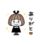 毎年使える♡ゆるかわガール 秋（個別スタンプ：16）