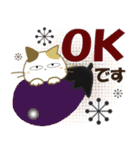 みけ猫みけさん13（個別スタンプ：1）
