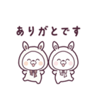 動く♪リトルラビットのすみか（個別スタンプ：10）