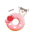 ネコたちと幸せ♥チョコスイーツ(カスタム)（個別スタンプ：29）