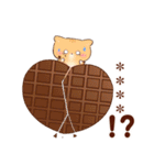ネコたちと幸せ♥チョコスイーツ(カスタム)（個別スタンプ：33）