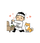 AI_板さんとワンコ（個別スタンプ：36）