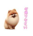 ポメラニアンと一緒の日常3（個別スタンプ：6）