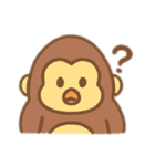 ゴリぴよのほっこりスタンプ（個別スタンプ：7）