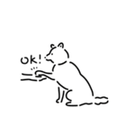 シンプル柴犬たち（in台湾）（個別スタンプ：2）