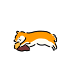 シンプル柴犬たち（in台湾）（個別スタンプ：20）