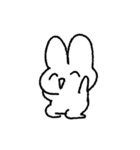ニヤニヤうさぴょん（個別スタンプ：5）