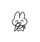 ニヤニヤうさぴょん（個別スタンプ：9）