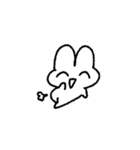 ニヤニヤうさぴょん（個別スタンプ：20）