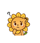 ライオンとひまわり（個別スタンプ：8）