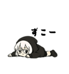 しんどい引きこもり黒パーカーちゃんですが（個別スタンプ：31）