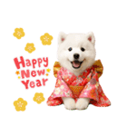 かわいいサモエドの犬スタンプ2(イベント)（個別スタンプ：10）