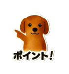 日常に使える！ダックスフントのスタンプ！（個別スタンプ：26）