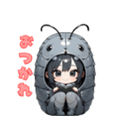 コロコロ♪ダンゴムシ（個別スタンプ：6）