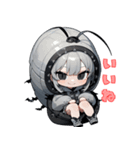 コロコロ♪ダンゴムシ（個別スタンプ：7）