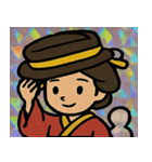 キラ花魁のあでやか語録@SFW（個別スタンプ：3）