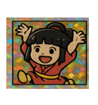 ホロきら座敷わらしの福来たる便@SFW（個別スタンプ：9）