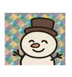 ホロきら雪だるまのほっこり日記@SFW（個別スタンプ：1）